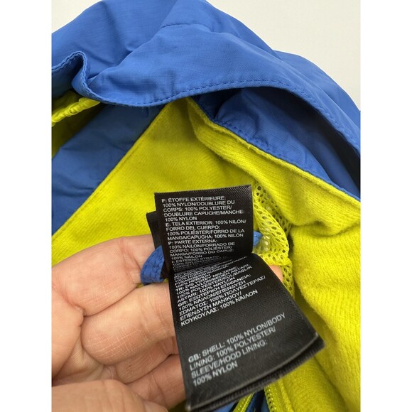 North Face Jacket Boys XL Hyvent Blue Yellow Coat Rain Ski Parka Outdoors Kids - Picture 15 of 16